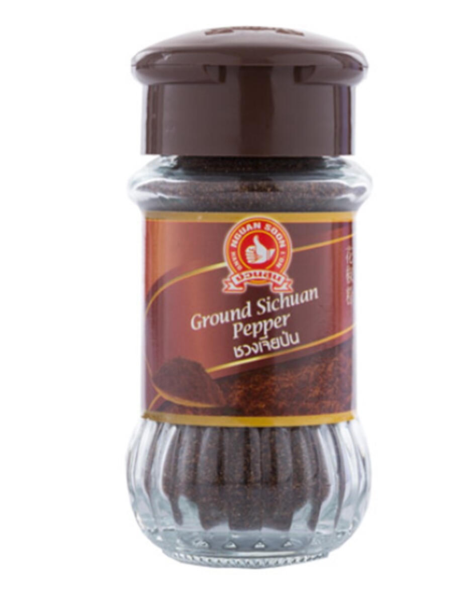 Nguan Soon No.1 Hand Brand Ground Sichuan Pepper Seasoning Spices Herbs 45 g.