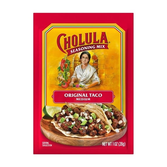 Cholula Original Taco – Medium Recipe Mix, 1.0 oz Bag