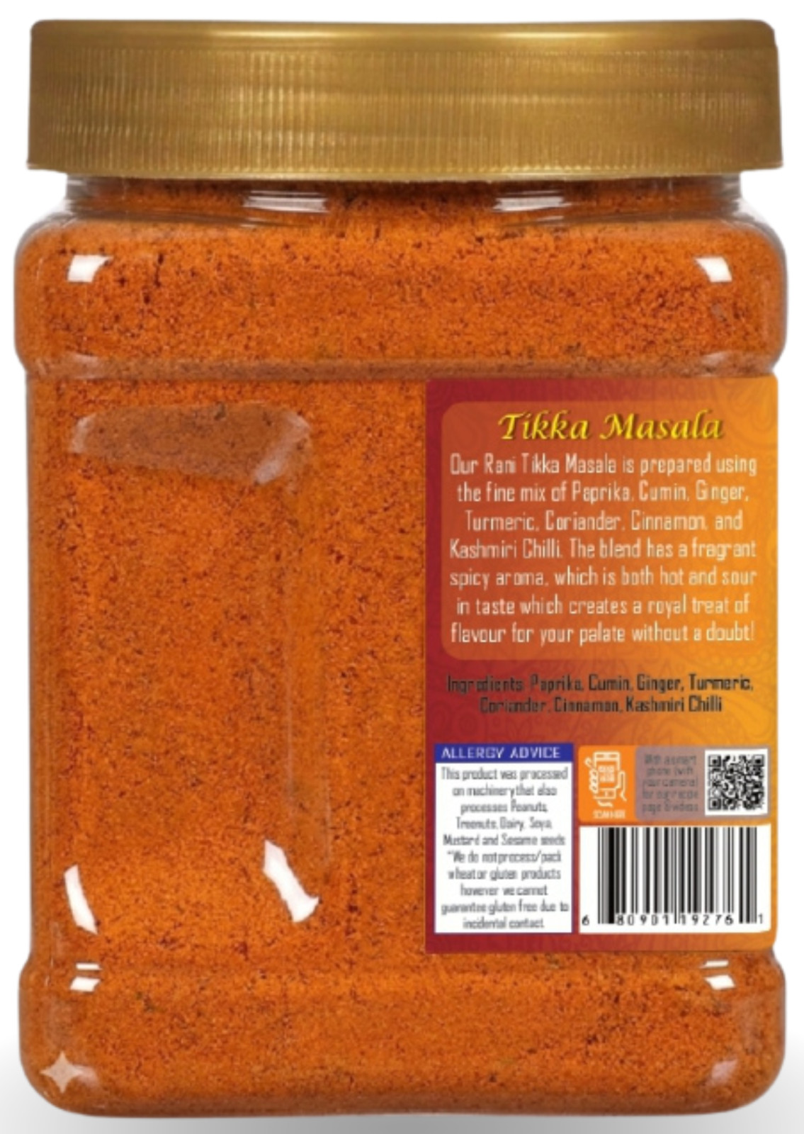 Rani Tikka Masala Indian 7-Spice Blend 16oz (454g) PET Jar