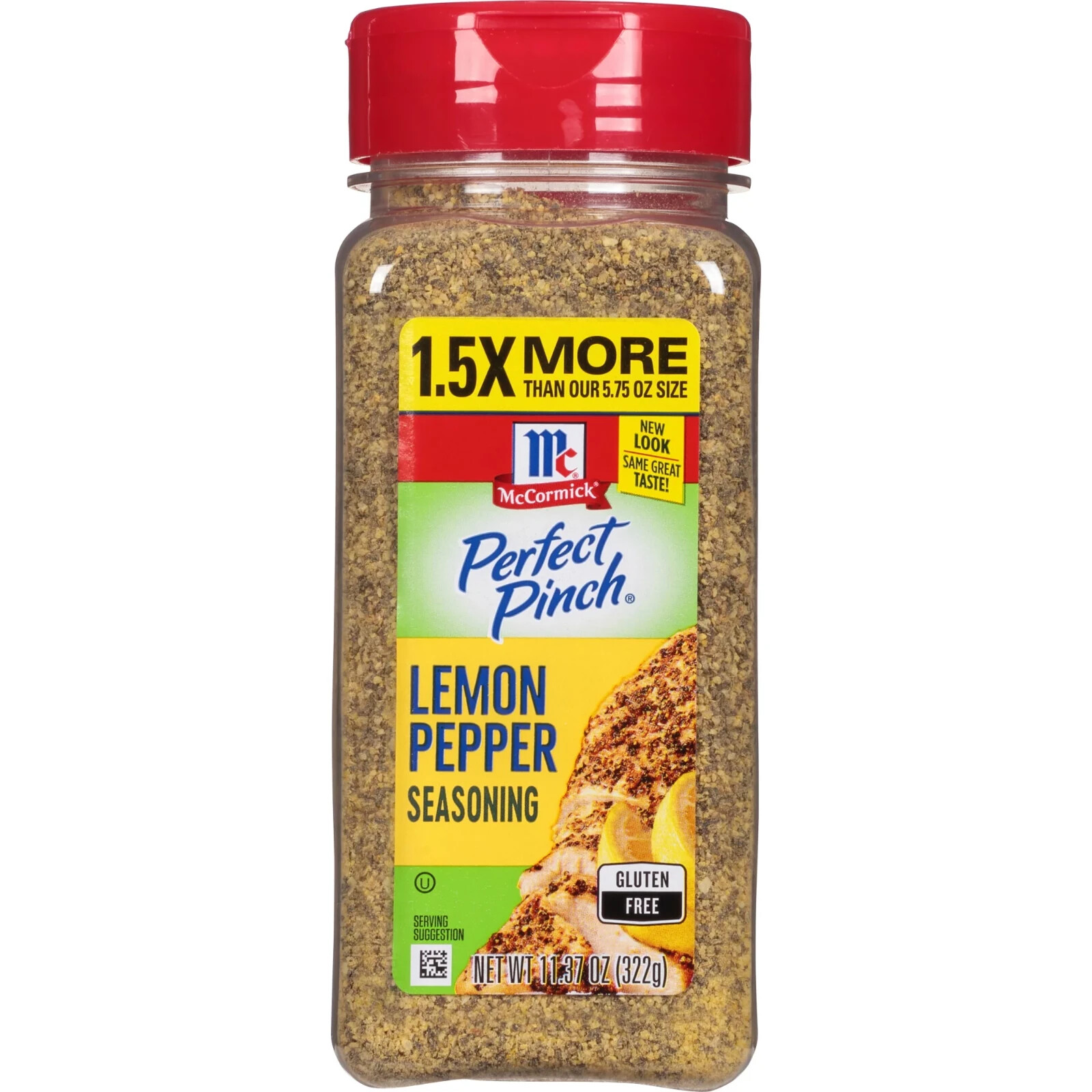 McCormick Perfect Pinch Kosher Lemon & Pepper Seasoning, 4-Pack, 11.37 oz Bottle