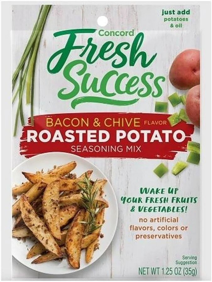 Concord Potato Seasonings-2 Roasted,OR 2 BaconChive,OR 2Topping,OR 2 Mashed