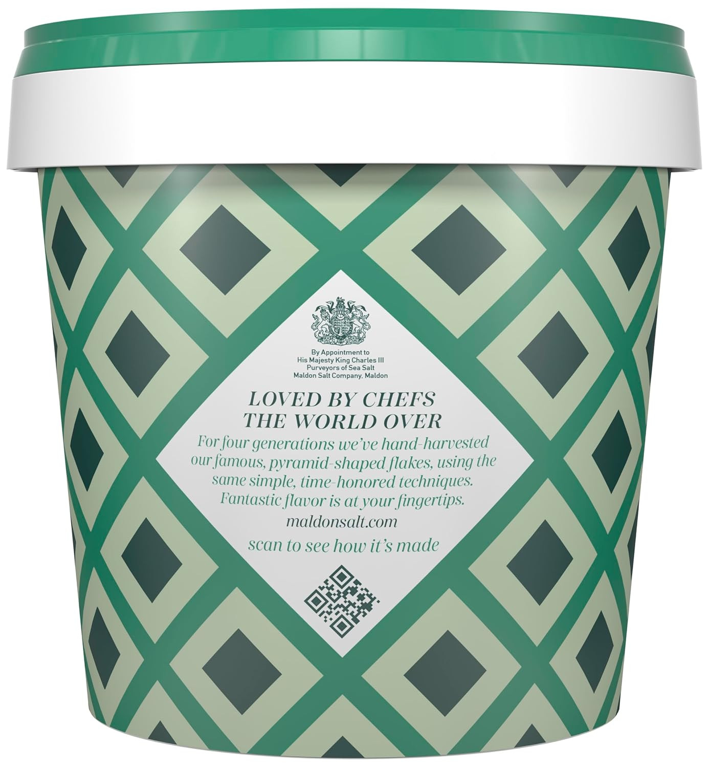 Salt, Sea Salt Flakes, 20 Oz (570 G), Resealable Tub, Kosher, Natural, H
