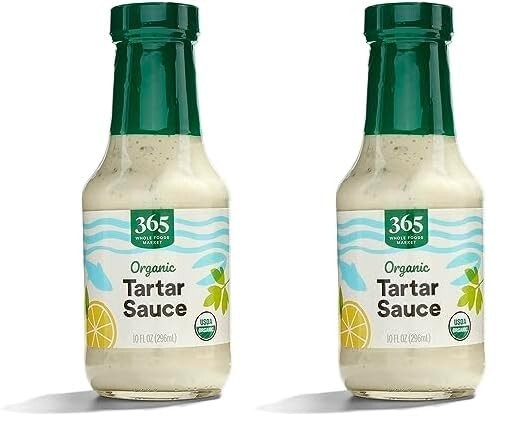 365 by Whole Foods Market, Sauce Tartar Organic, 10 Fl Oz (Pack of 2)