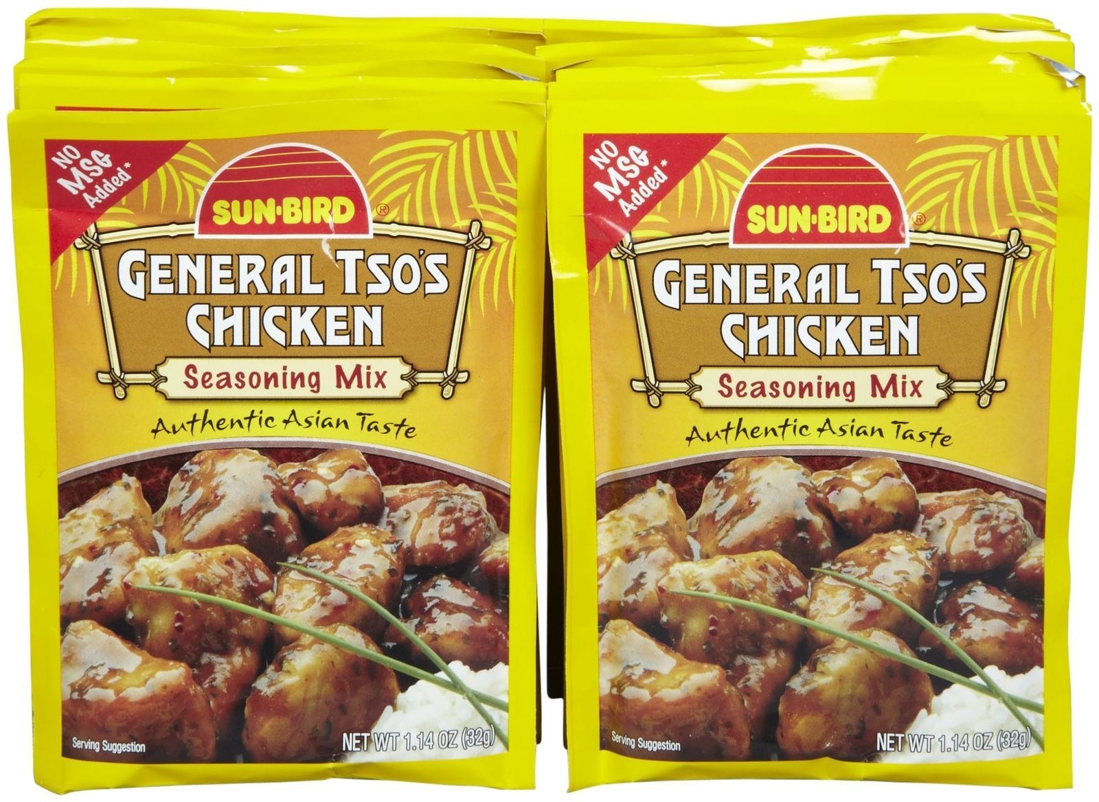 Sun Bird General Tso’s Chicken Seasoning Mix, 1.14 oz, 12ct