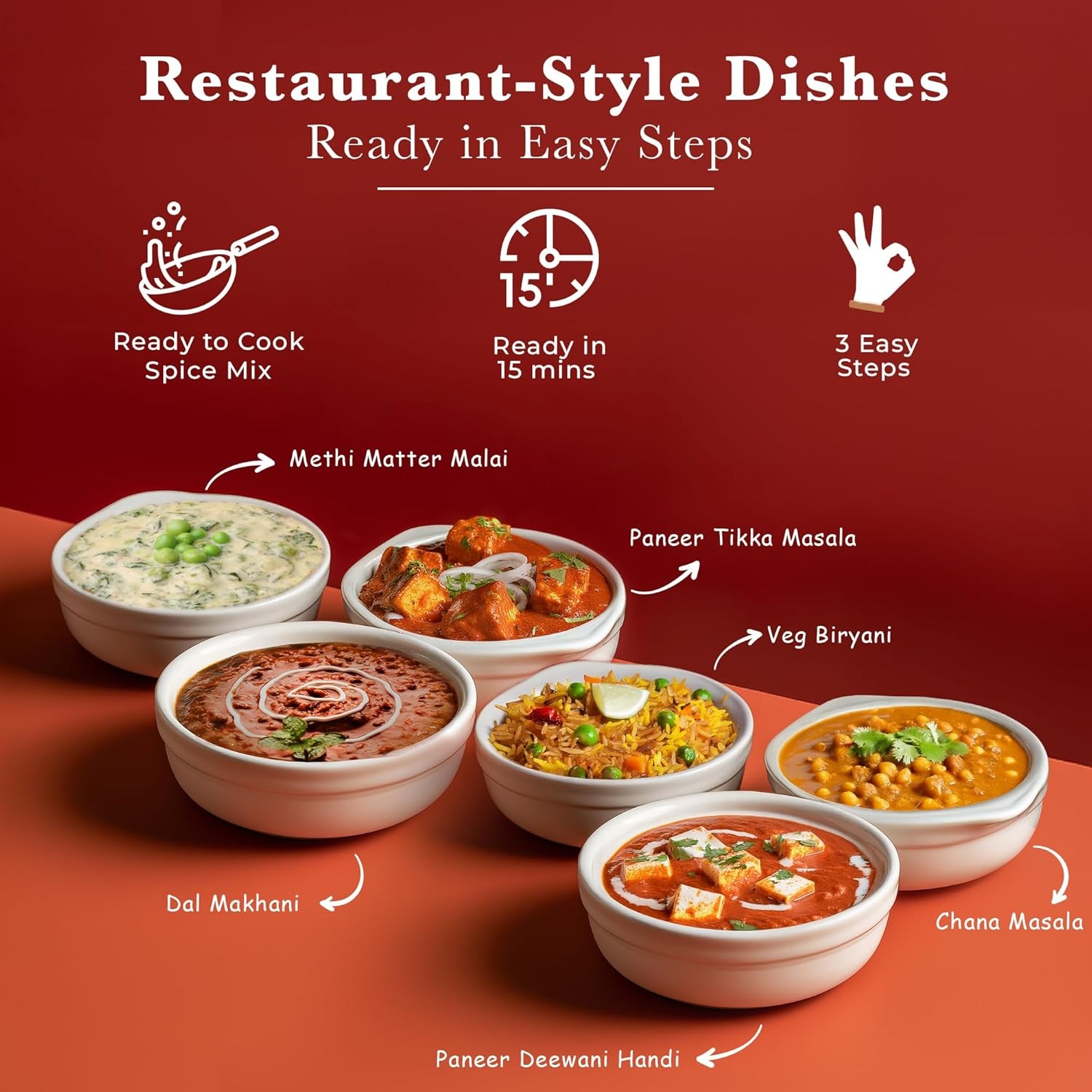 Rasoi Magic Special Thali Assorted Pack | Easy Cooking – Pack of 6