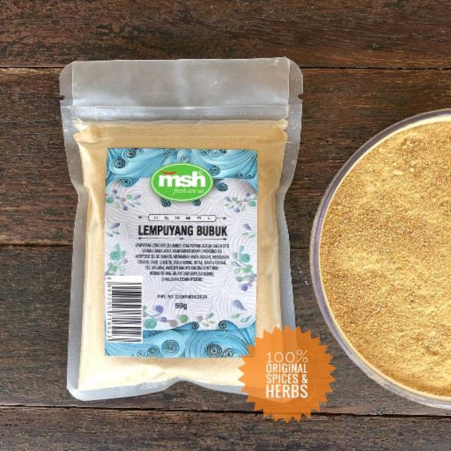 Lempuyang Powder 50g zingiber herbal spice for cooking infusion