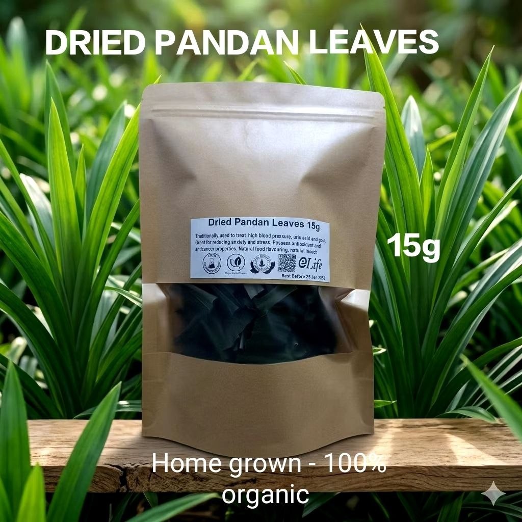 Organic Dried Pandan Leaves Nature Aroma for Herbal Drinks Baking Dessert