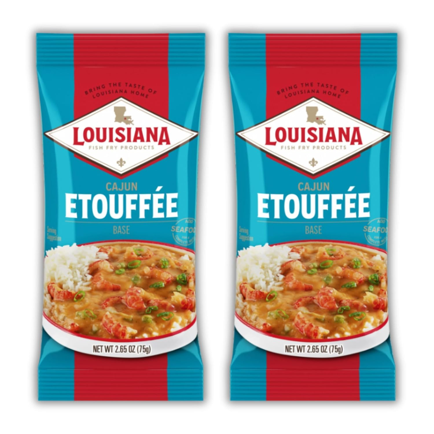 Louisiana Fish Fry Cajun Etouffee Base 2.65 Oz. – Authentic Cajun Etouffee Mix