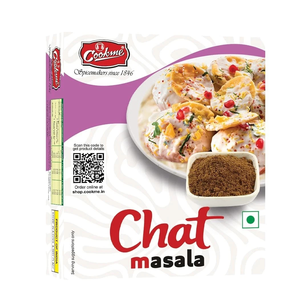 CoCookme Chat Masala Powder 100g (2 Packs of 50g Each)