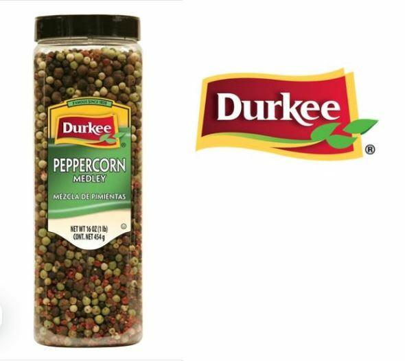 Durkee Peppercorn Medley – LARGE Bottle 16 Ounces Food Service Size