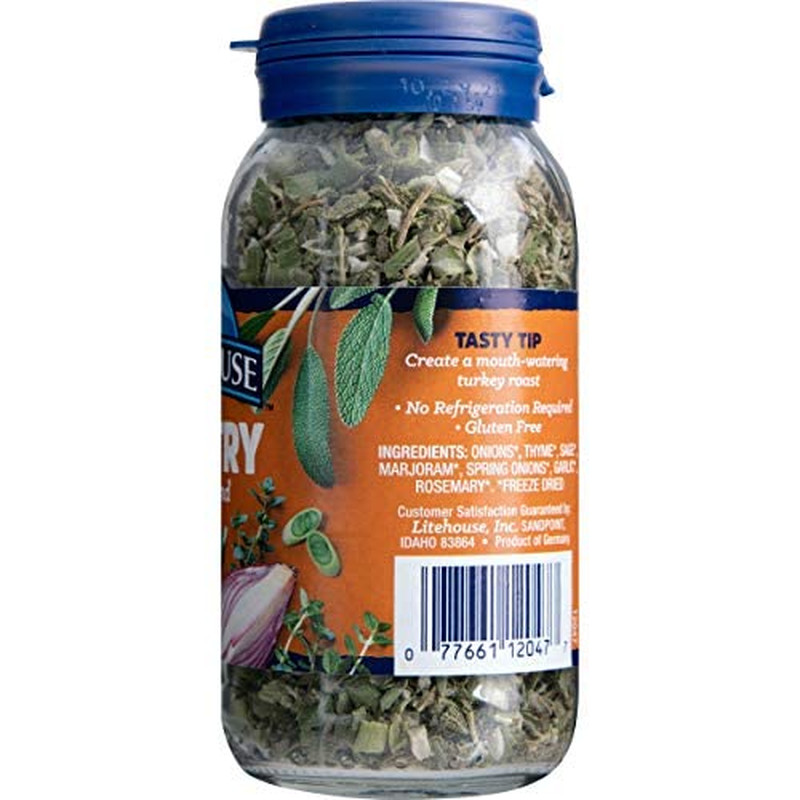 Freeze-Dried Herb Variety Gift Set, (Basil, Garlic, Oregano, Parsley, Red Onion,