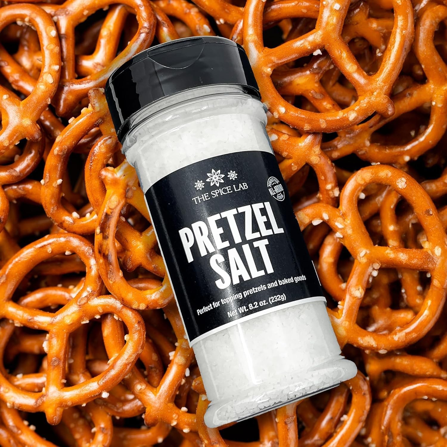 The Spice Lab Coarse Pretzel Salt – Gluten Free, Kosher 8 Ounce (Pack of 1)