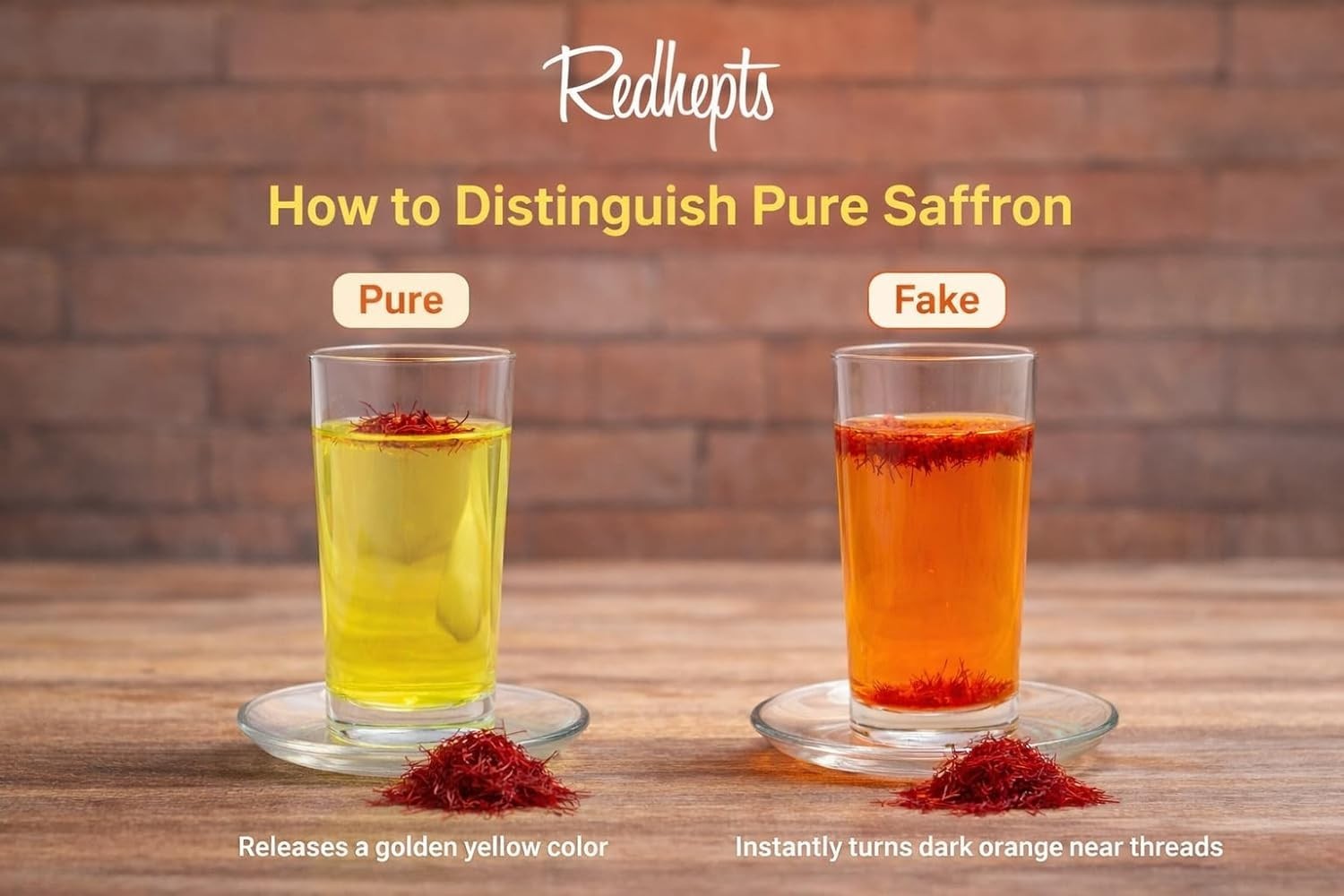 Pure Kashmiri Saffron Kesar 1g Grade A+ Mongra Threads Natural Authentic