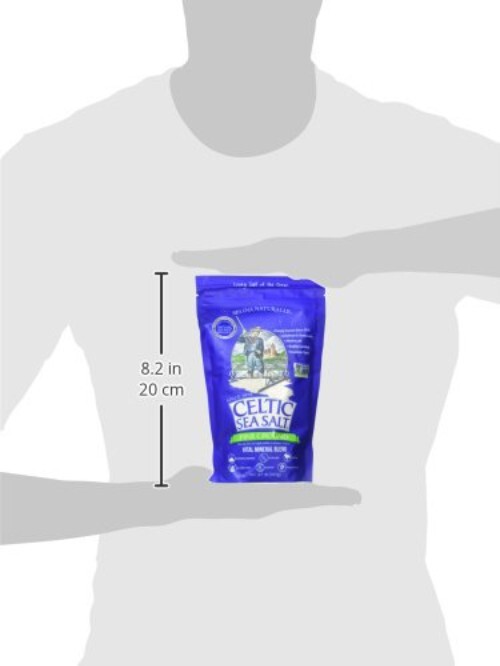 Fine Ground Sea Salt 16 oz Resealable Bag All-Purpose Cooking Baking Gluten-Free