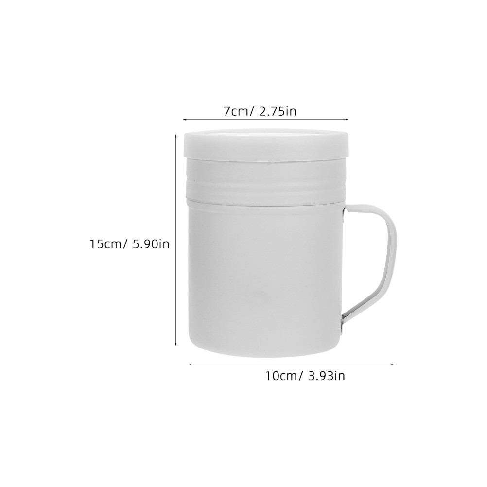 2pcs Stainless Steel BBQ Seasoning Shaker Bottle with Fine Mesh Lid & Handle,
