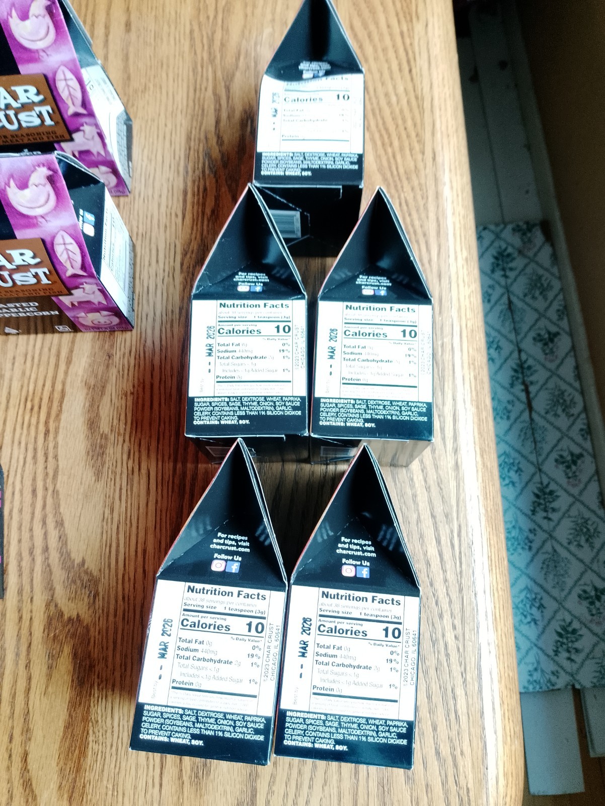 New Char Crust Dry Rub Seasoning Lot of 12 x 4 oz Assorted Flavors New in Boxes