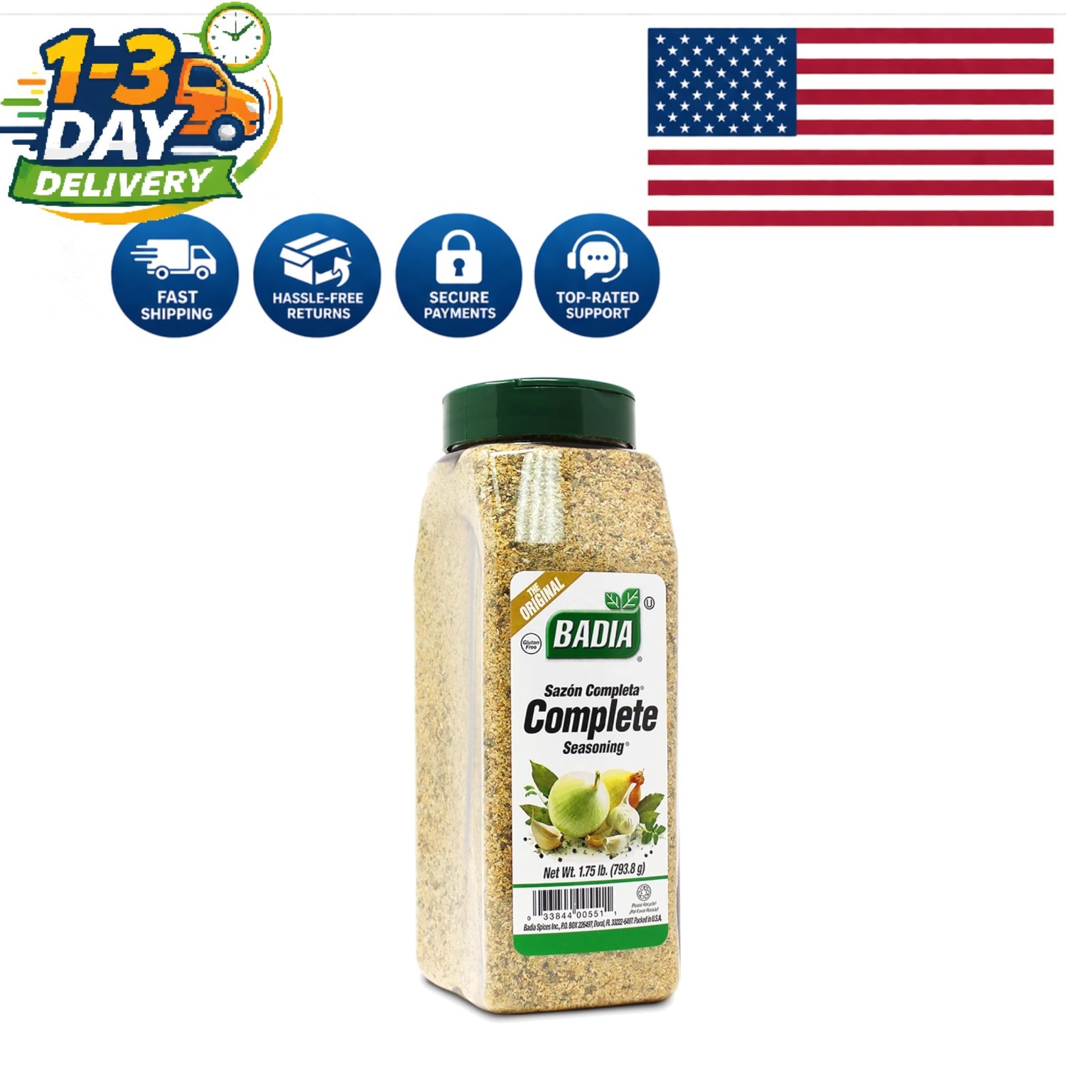 Savory 28oz Complete Spice Blend – Gluten-Free, Kosher Seasoning for Every Meal