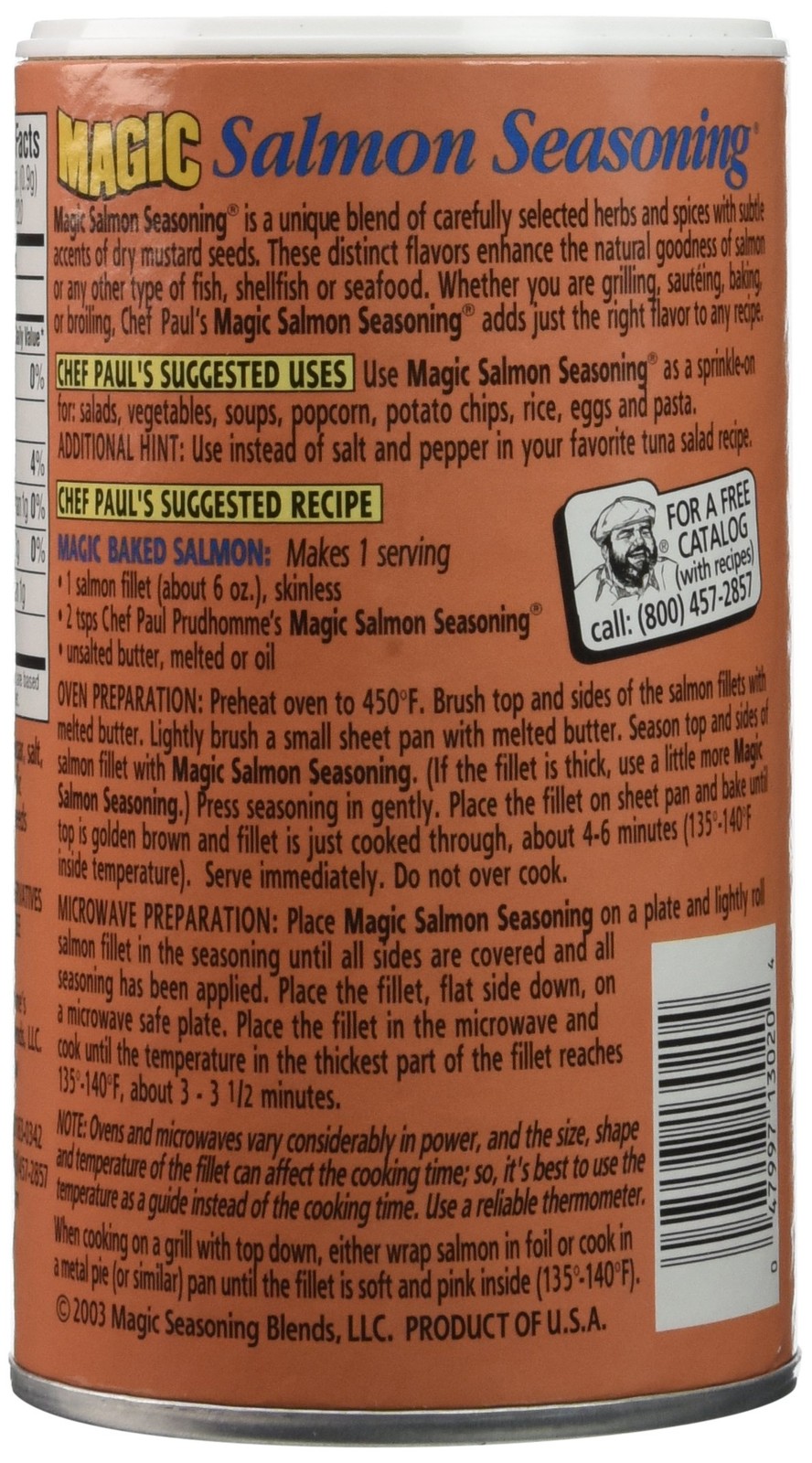 Salmon Magic Seasoning – 7 Ounce (Pack of 2)
