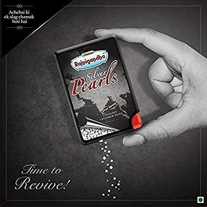Rajnigandha Silver Pearls Pocket Can Pack of 6 | 2.8g Each