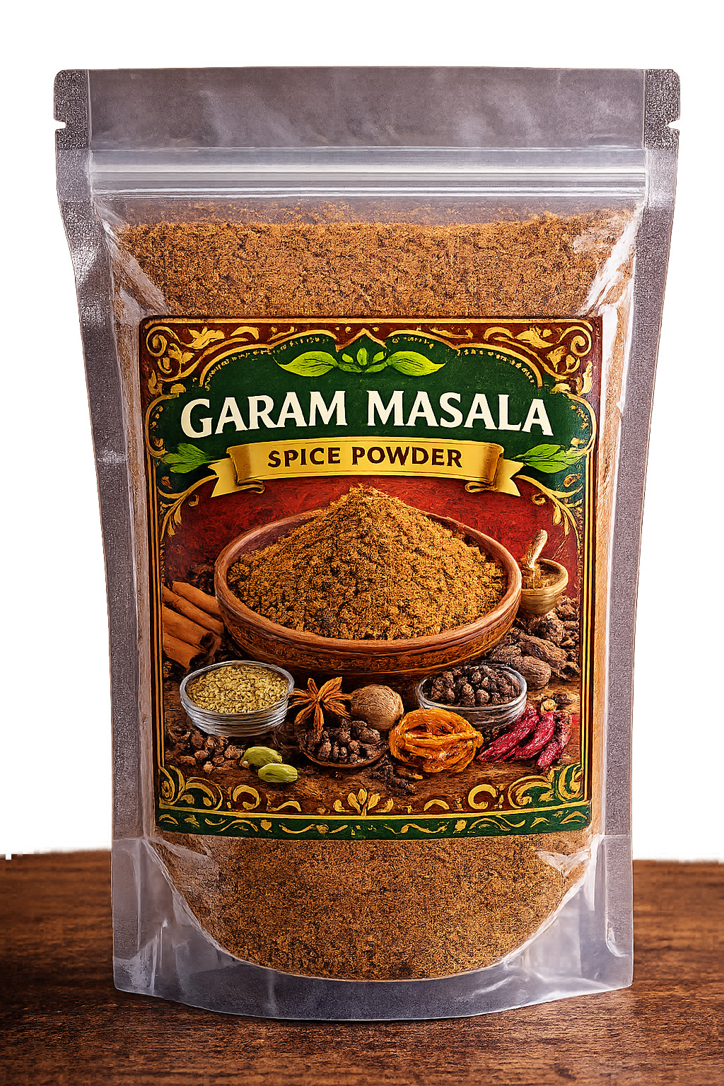 Organic Garam Masala Powder, Authentic Indian Spice Blend, Handmade Ground Spice