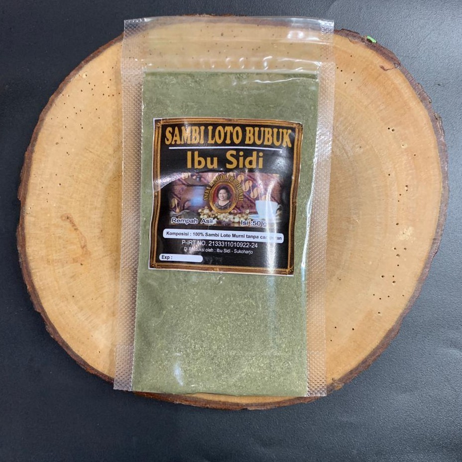 Ibu Sidi Sambiloto Powder 50g Pure Andrographis Herbal Tea Brew Ritual