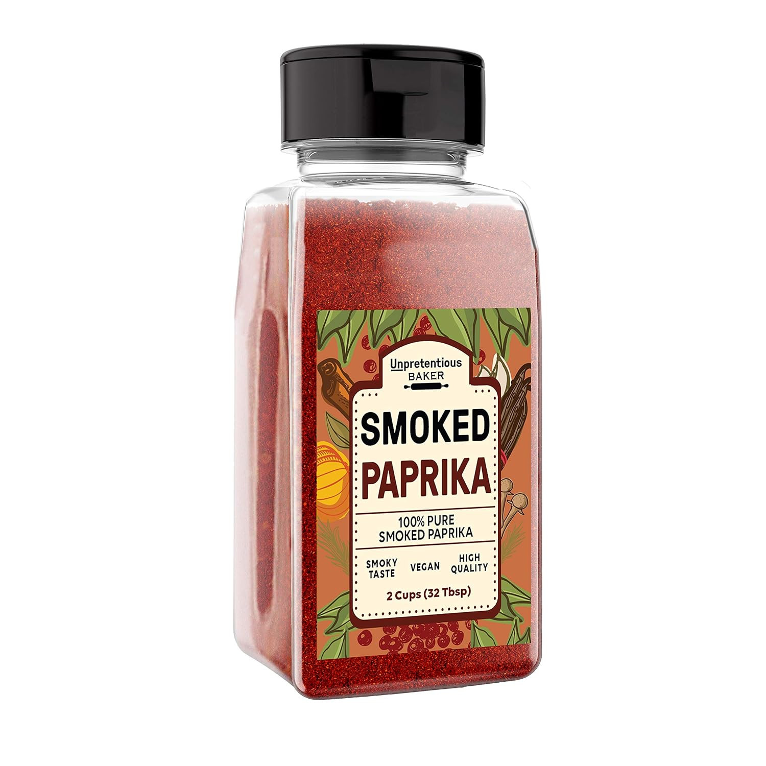 Smoked Paprika (9.12 Ounce) 2 Cups, Ground Spice Made from Dried Red Chile Peppe