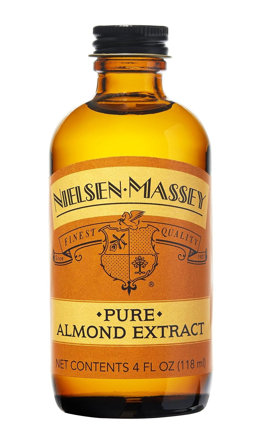 Pure Almond Extract for Baking and Cooking 4 Ounce Bottle