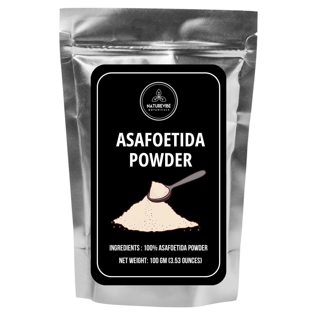 Asafetida Powder 100Gm (Hing, Asafoetida Ground) 3.53Oz | Non-Gmo and Gluten Fre