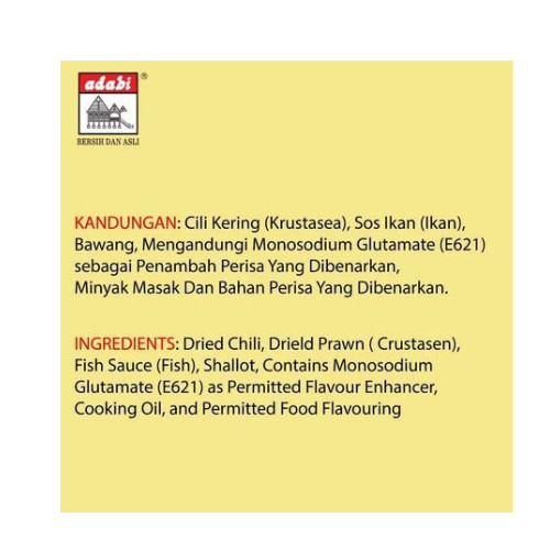 Paste Adabi Fried Rice Food Flavouring Halal Free Shipping 8pcs X 30G