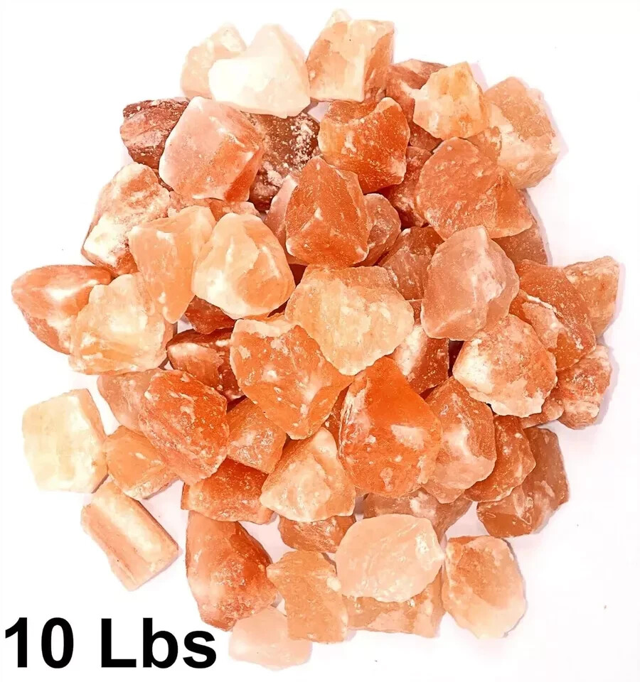 2 LB Salt Chunks Himalayan Pink ROCK 1″–4″ Versatile for Culinary Spa Home Decor