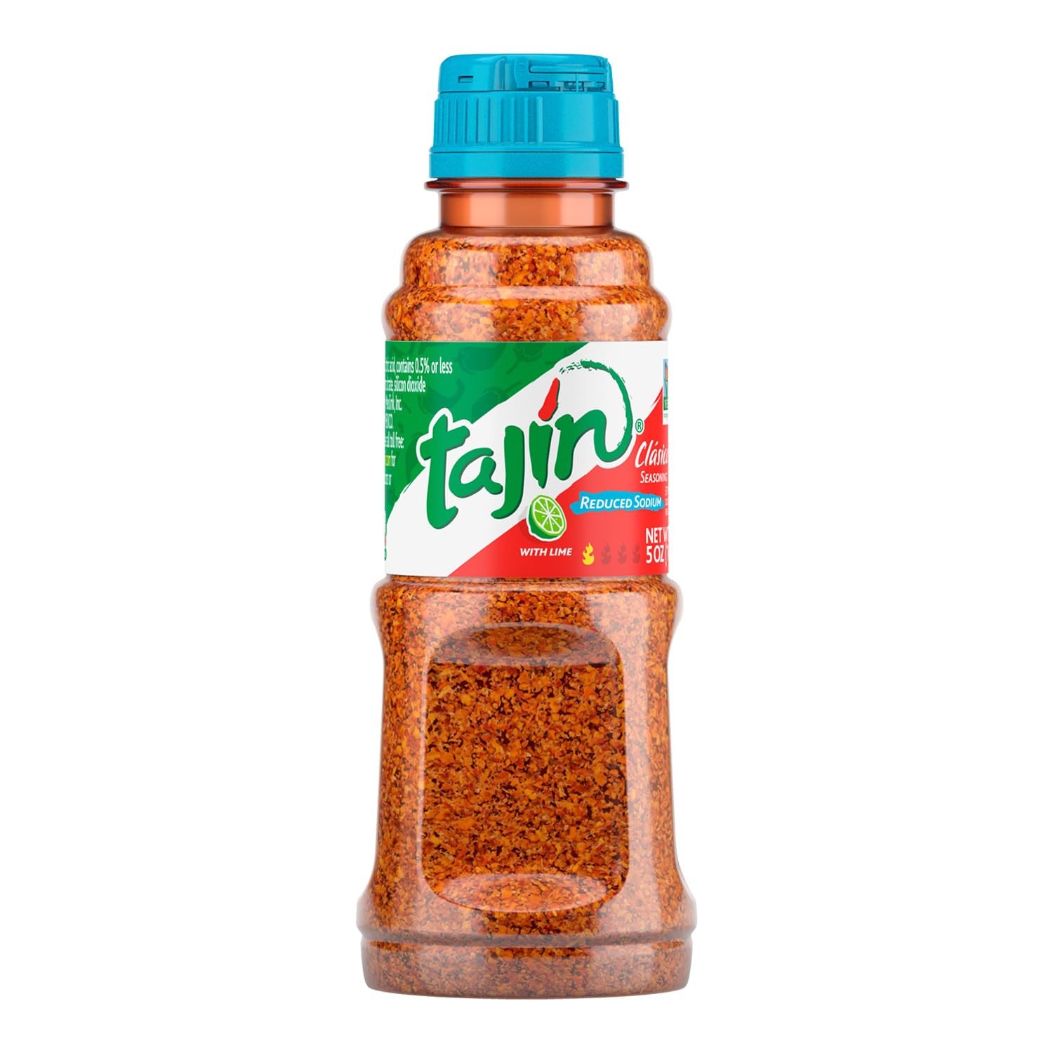 Tajin Clásico Reduced Sodium Seasoning, Authentic Mexican 5 Ounce (Pack of 1)