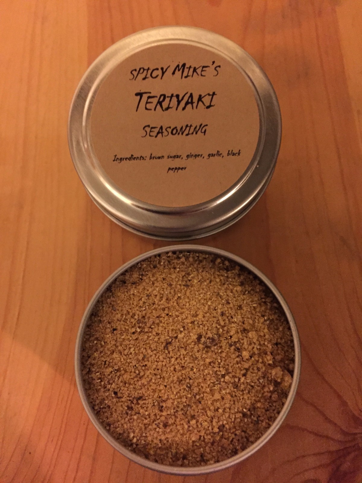 Spicy Mike’s Teriyaki Seasoning-4 oz. Tin