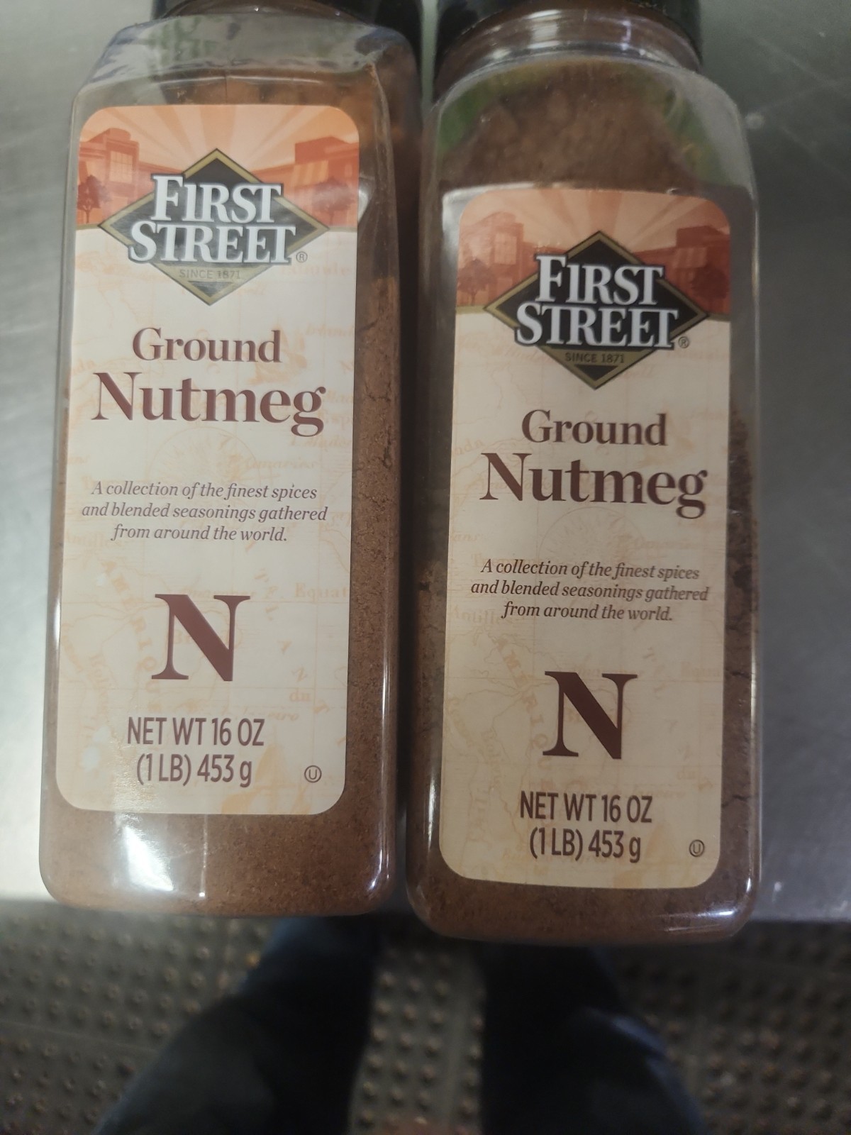 Ground Nutmeg – (2 Jars. ) 16 oz. Each
