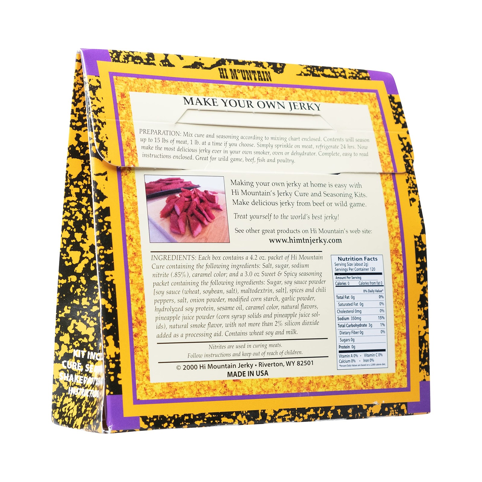 Jerky Seasoning and Cure Kit | SWEET & SPICY BLEND Beef Jerky Seasoning | Per…