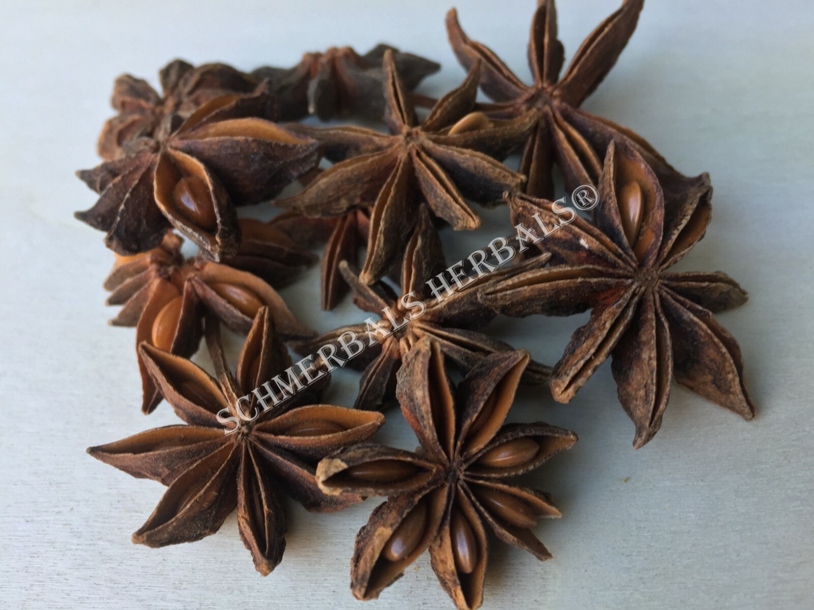 Star Anise, Illicium verum, Whole Flower and Pieces ~ Schmerbals Herbals