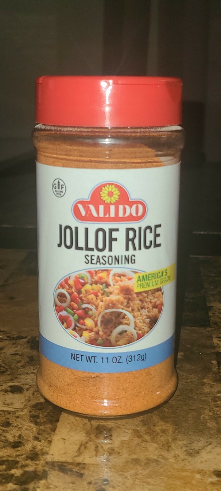 VALIDO JOLLOF RICE SEASONING AMERICA’S PREMIUM GRADE NET WEIGHT 11oz / 312g BNIB