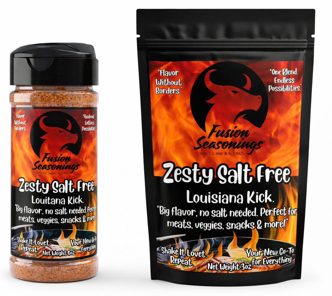Salt Free Cajun Seasoning Blend – Louisiana Style No Sodium 2oz/4oz