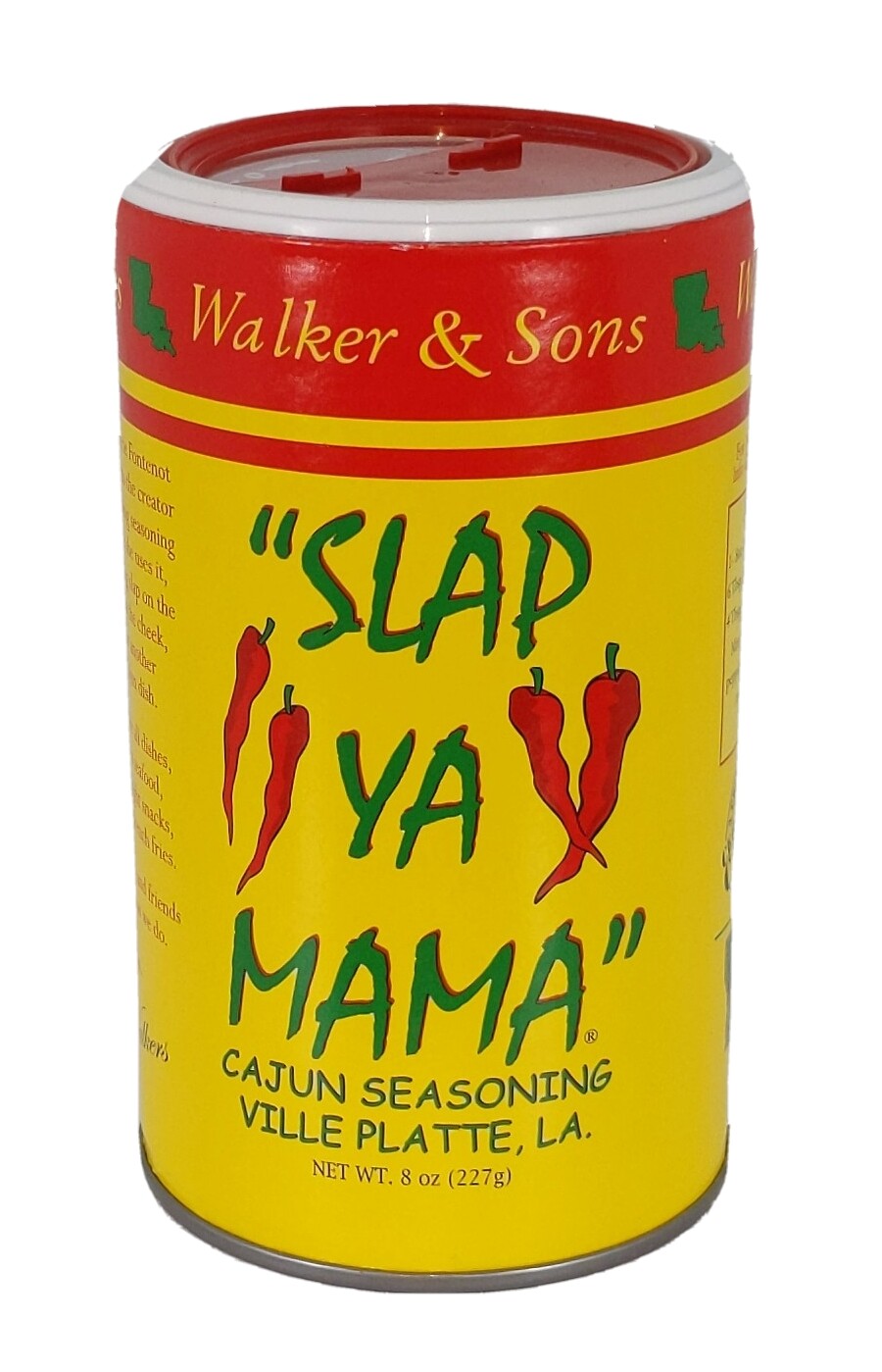 Walker and Sons Slap Ya Mama – Original Blend Cajun Seasoning – 8 oz. Can Spice