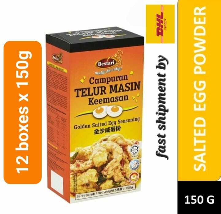 BESTARI GOLDEN SALTED EGG SEASONING 12 boxes x150G-fast shipment by DHL Express