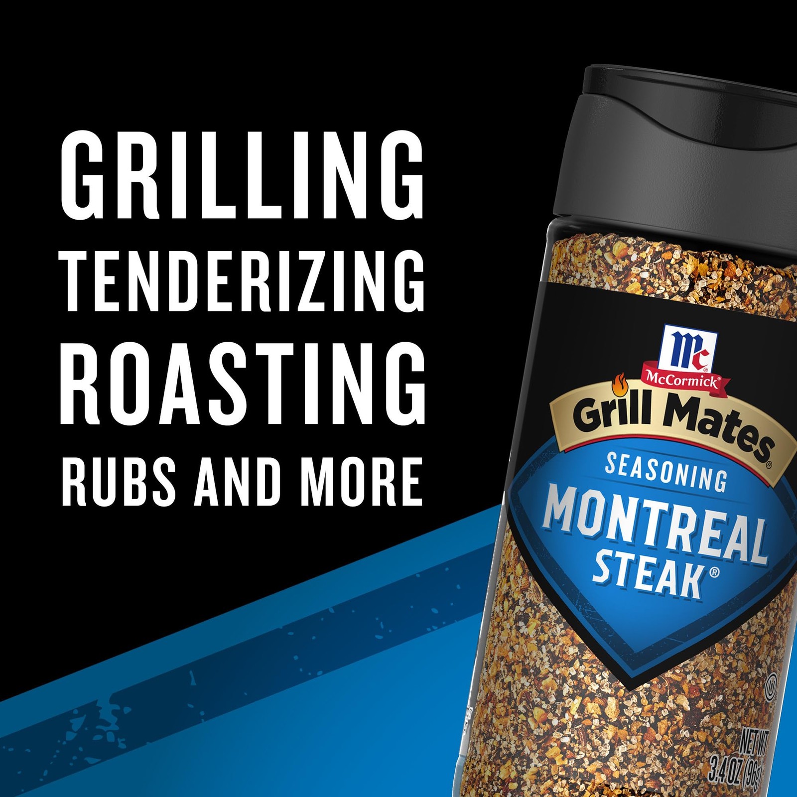 McCormick Grill Mates Montreal Steak Seasoning, 3.4 oz (Pack of 6)