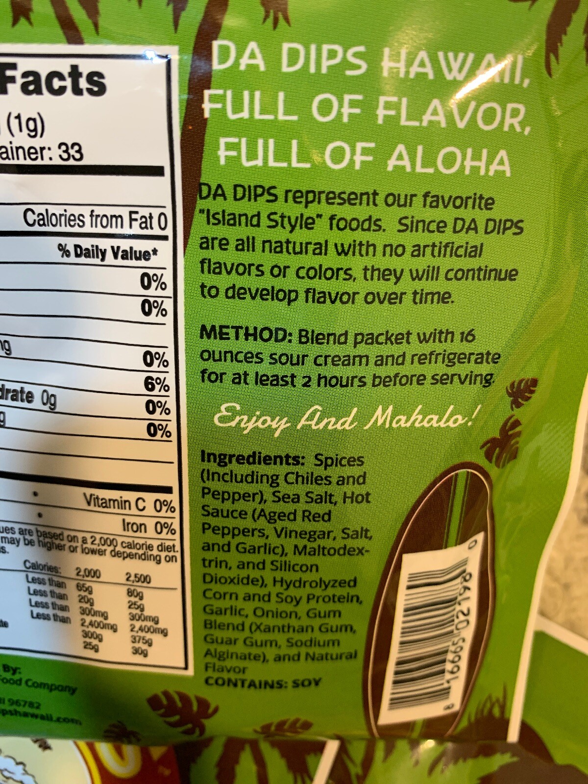 Da Dips Hawaii Discontinued Spice Packet Siracha Ranch Lot Of 4! Exp 10/27/17 L2
