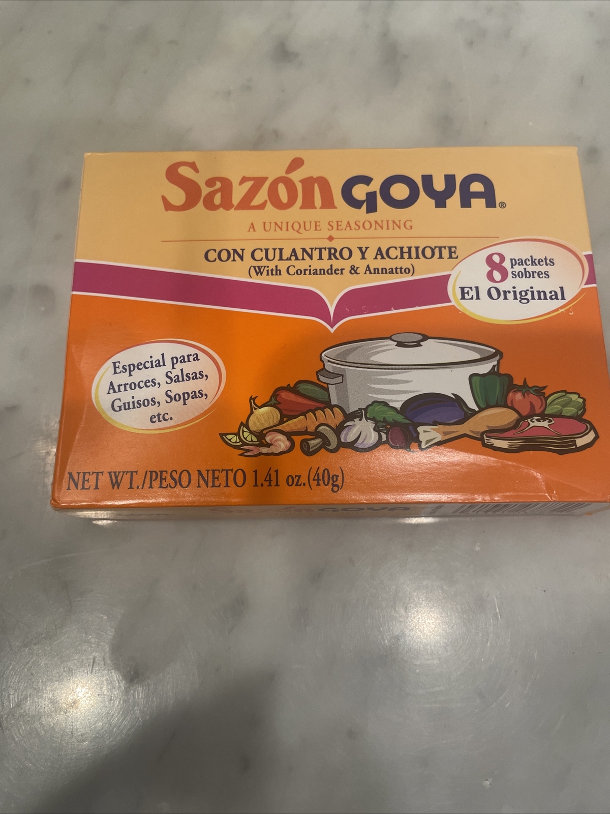 Goya Sazon Con Culanto Y Achiote – 1.41 oz