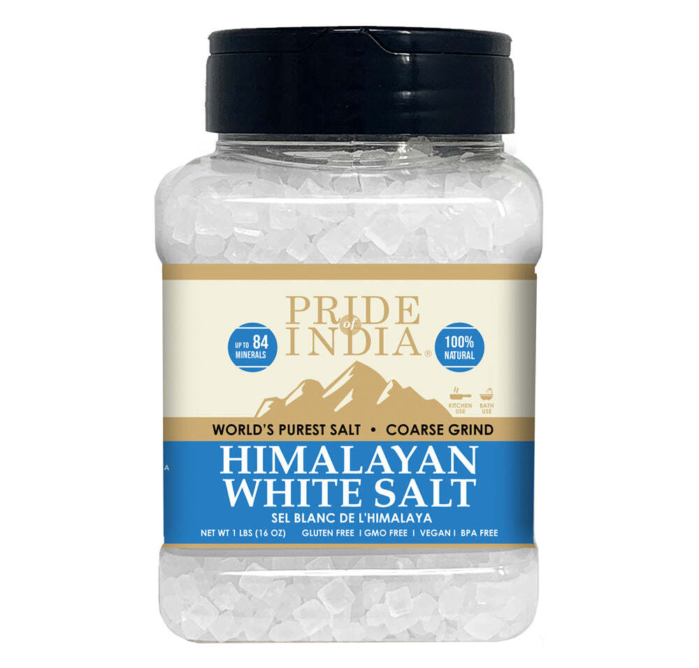 Himalayan White Rock Salt – Coarse Grind