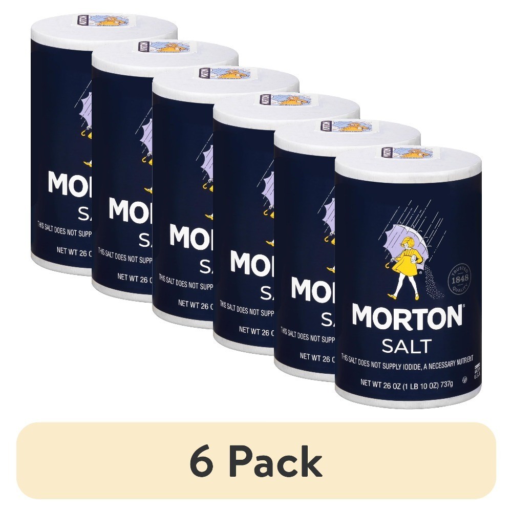 Plain 26 oz Round Canister 6 Pack