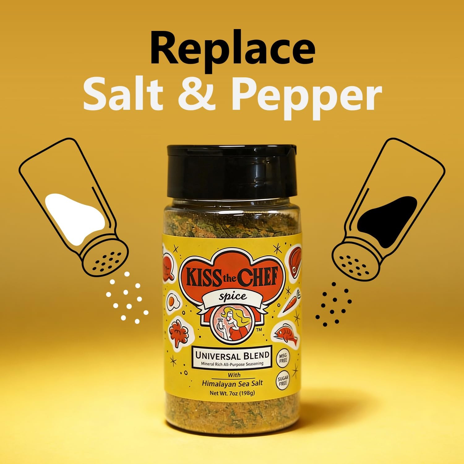 Chicken Seasoning 7 oz – Gluten Free, No MSG – Large Bottle for Grilling