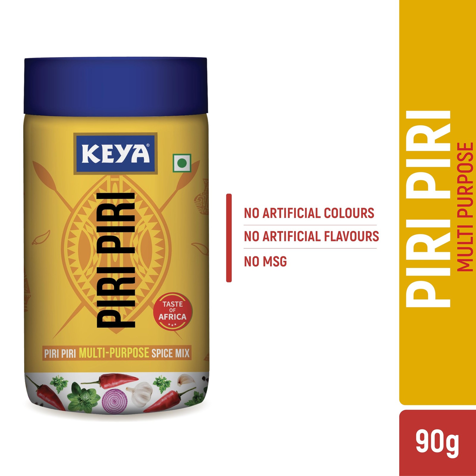 Keya Oregano & Piri Piri Spice Combo | Pizza Pasta Seasoning | Natural 2 Pack