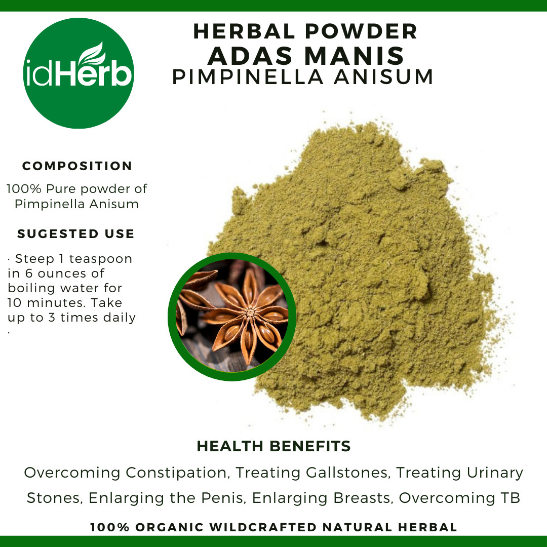 50 g – 500 g Powder Of Adas Manis Pimpinella Anisum Herbs Organic WildCrafted