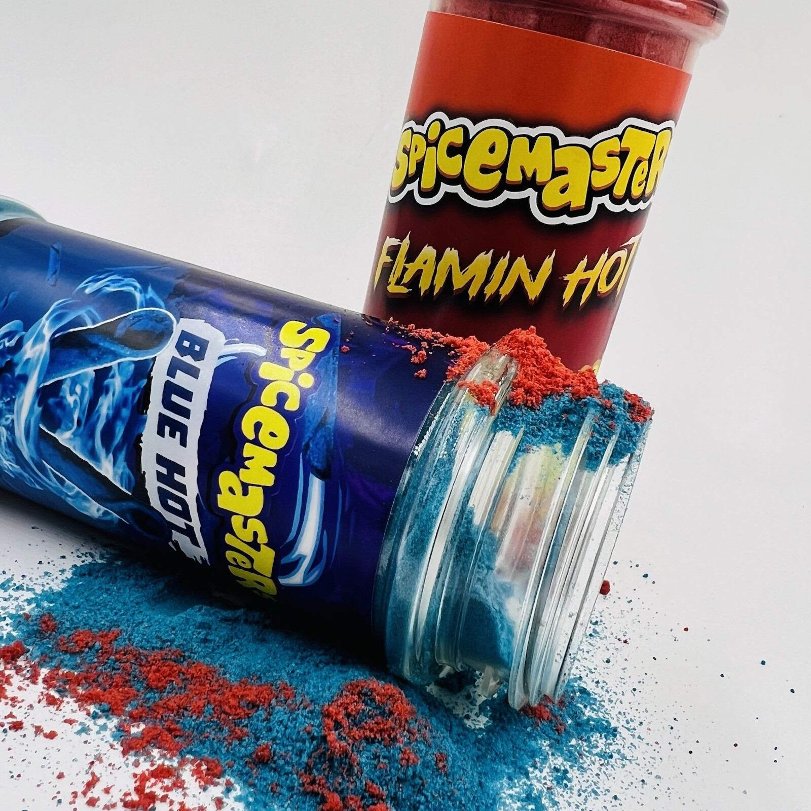 ORIGINAL HOT CHEETOS AND BLUE HOT SUPER DUO SEASONING BEST FOR ALL SNAKS BEST