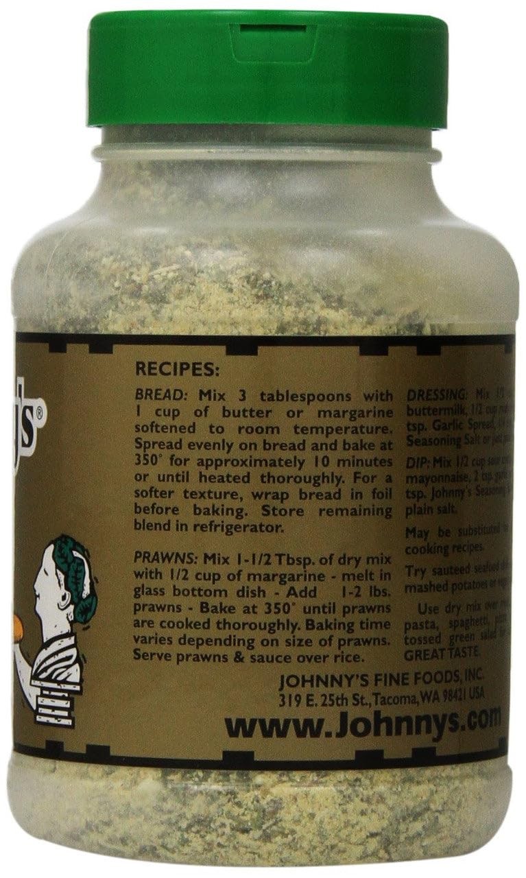 Johnny’s Garlic Spread and Seasoning, 18 Oz 18 ounce (Pack of 1), Green