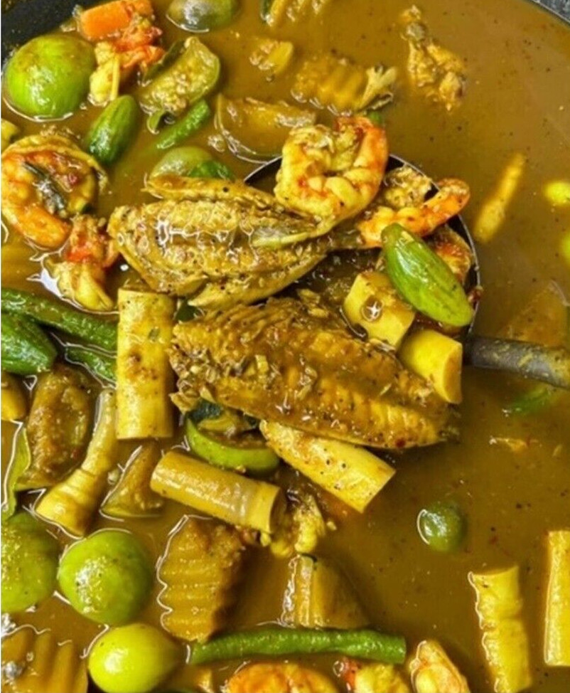 10 x 50g Dried Fish Kidney Thai Curry Mixed Herb Kaeng Tai Pla Spicy Food